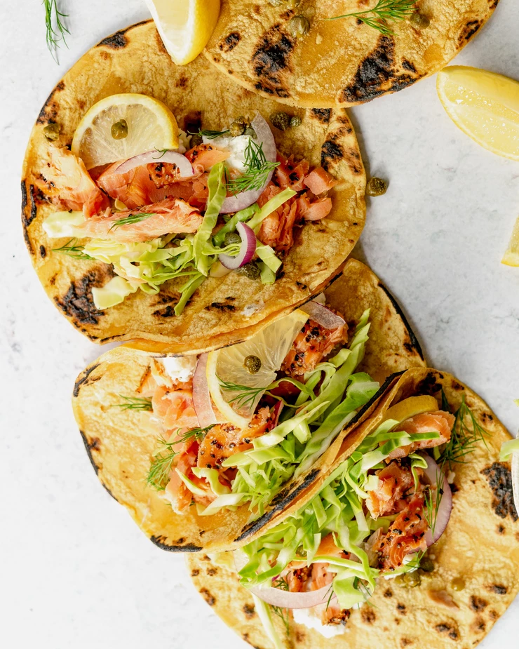 Bagel & Lox tacos