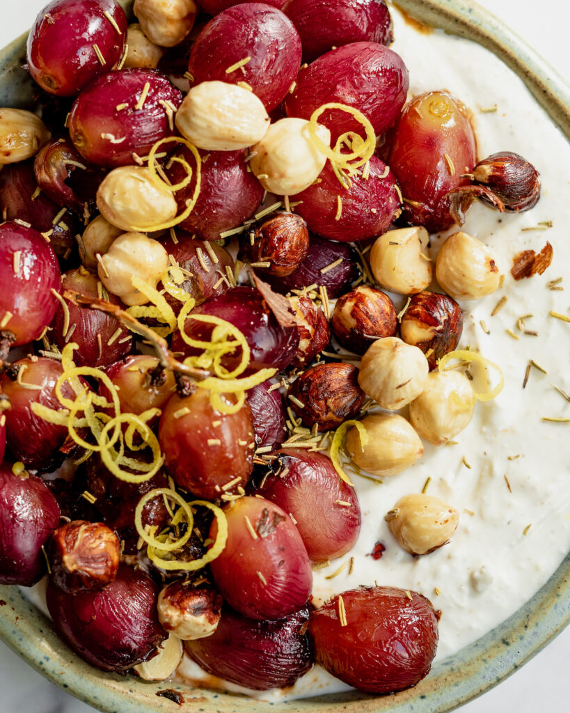 Whipped Feta with Grapes