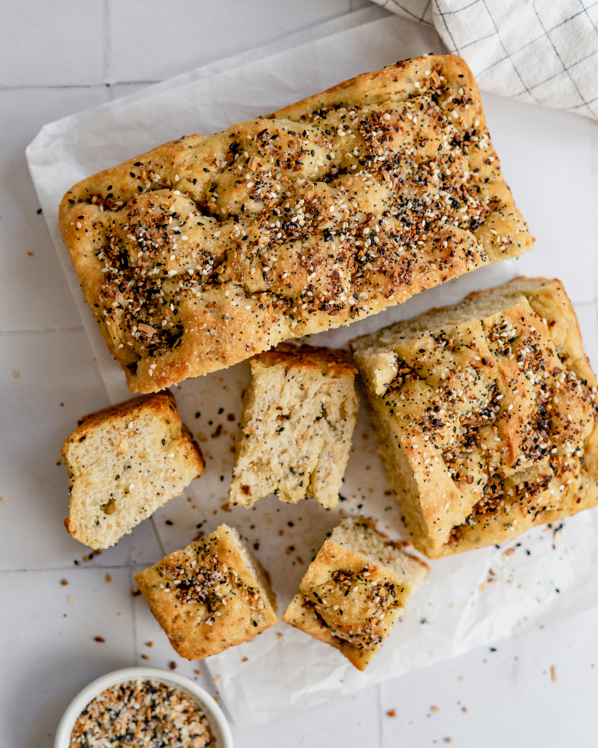 Everything Spice Bagel Focaccia