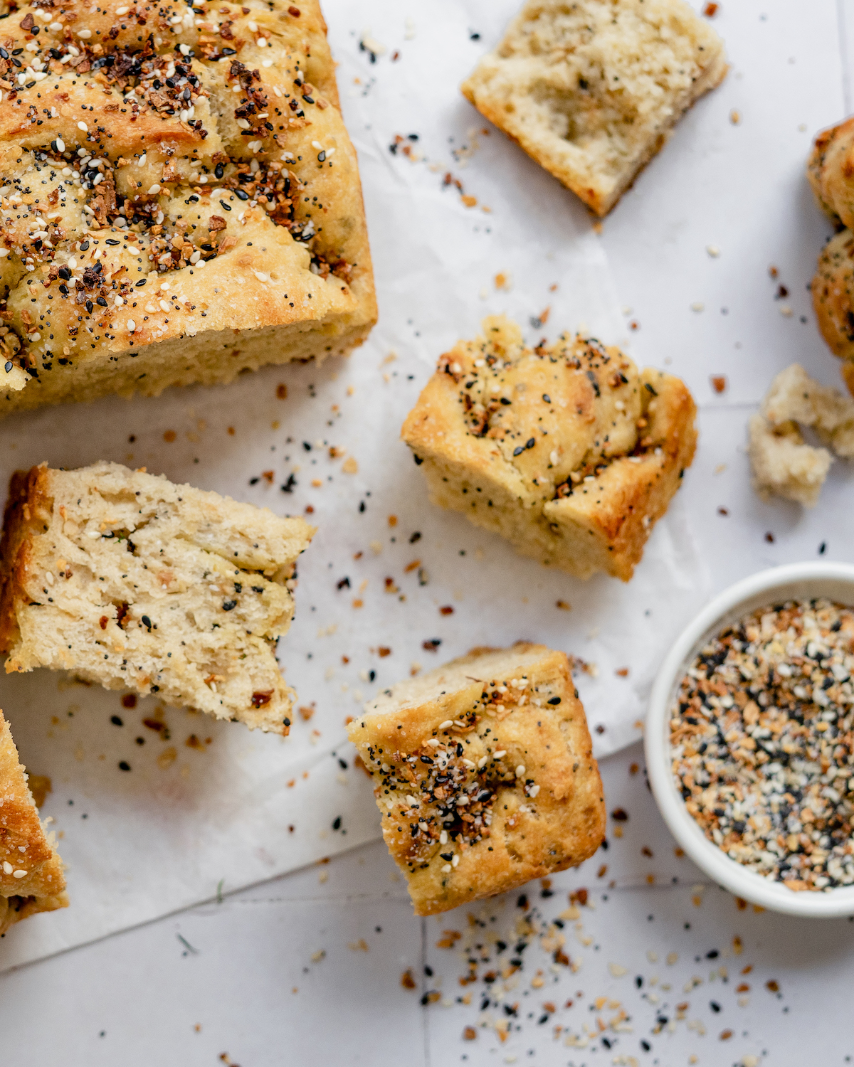 Everything Spice Bagel Focaccia