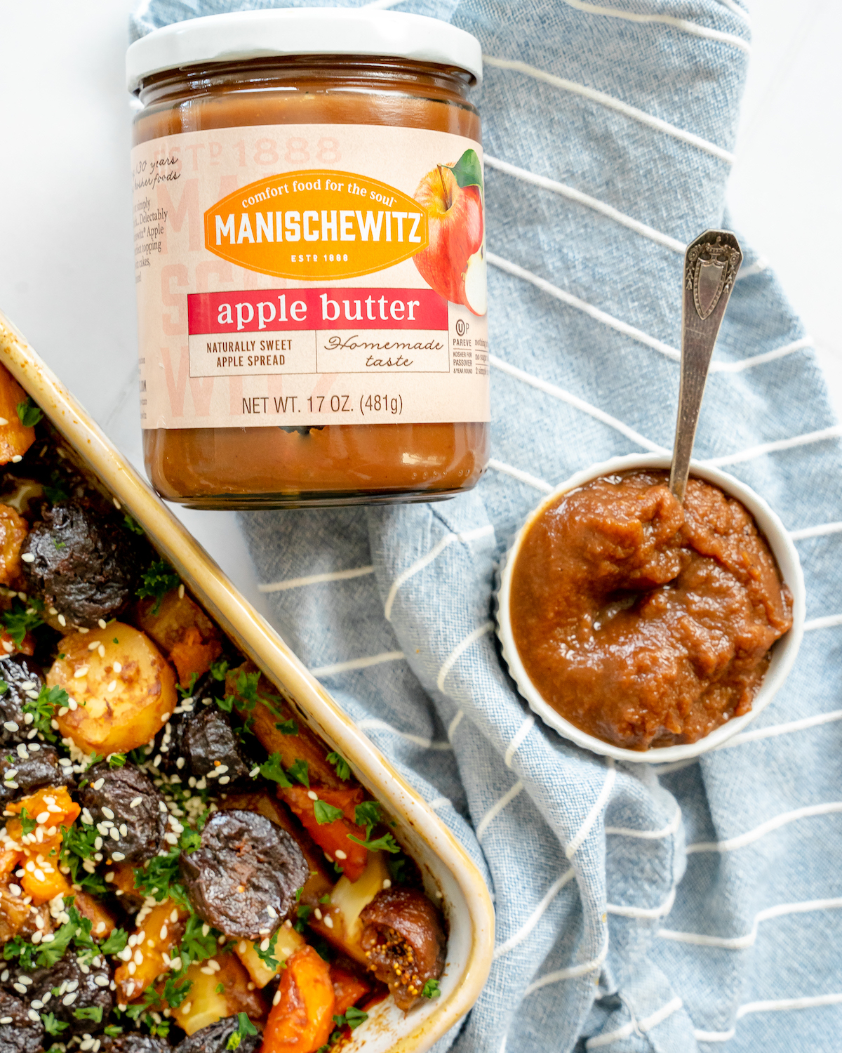 Apple Butter Glazed Tzimmes