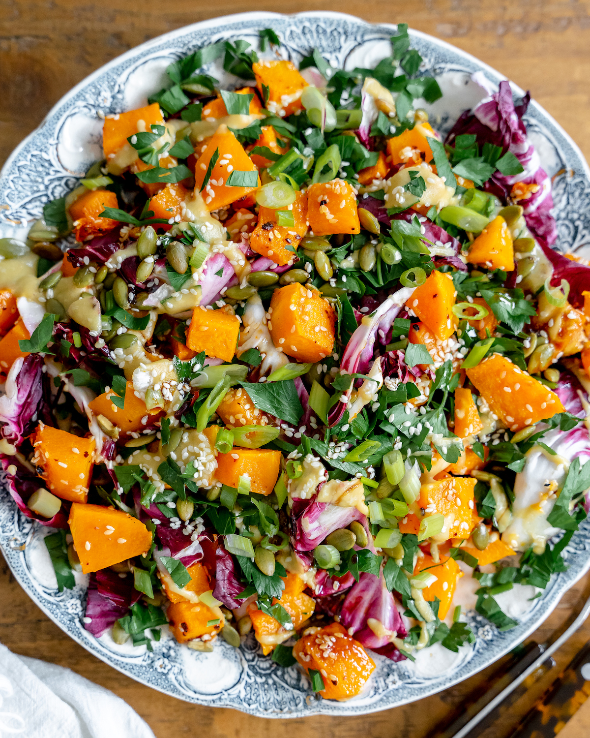Butternut & Radicchio Salad