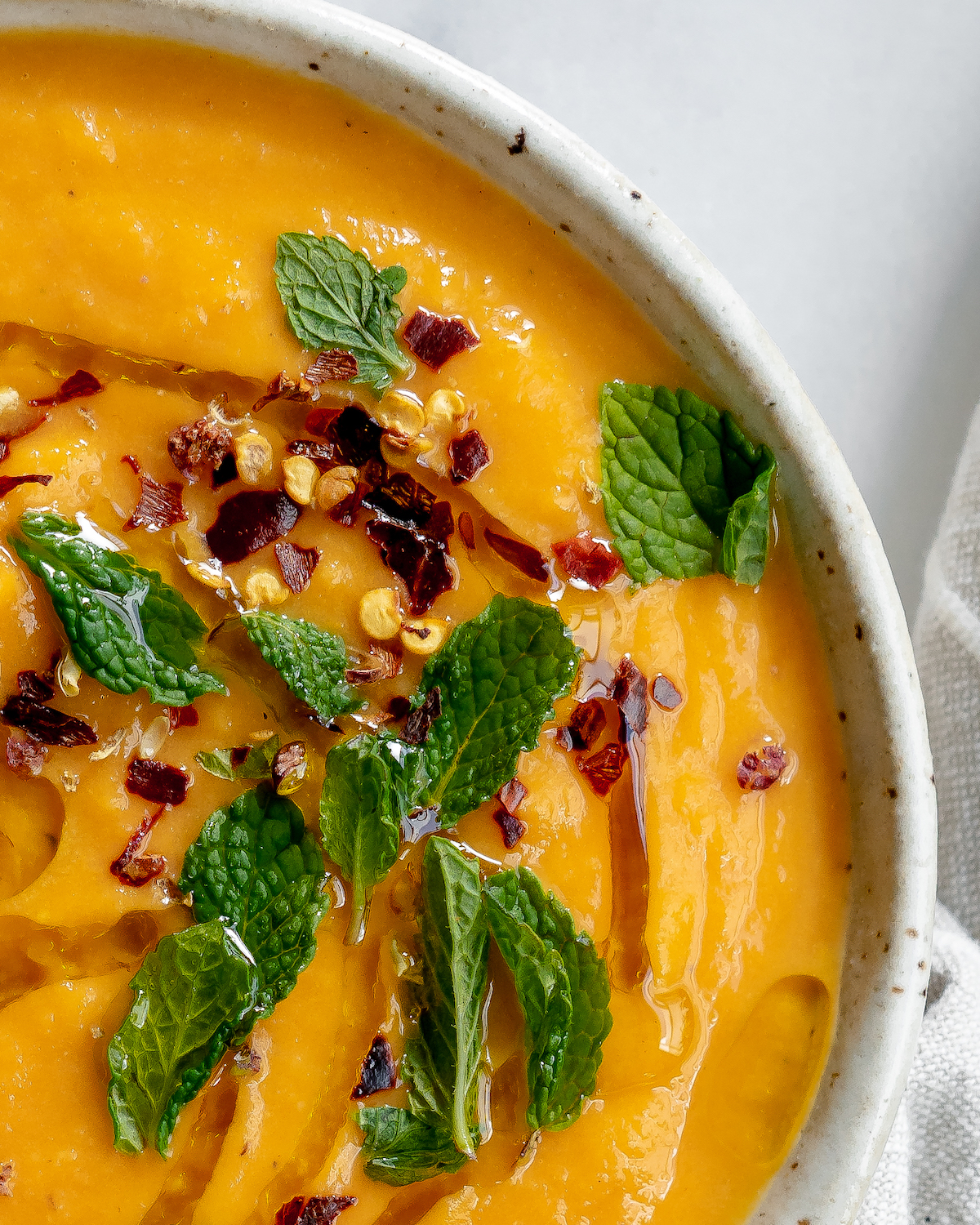 Oven Roasted Pumpkin Apple Soup