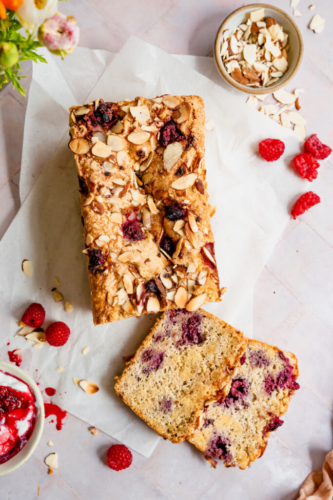 Raspberry Almond Flour Loaf