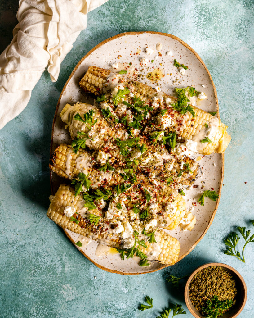 Tahini Street Corn