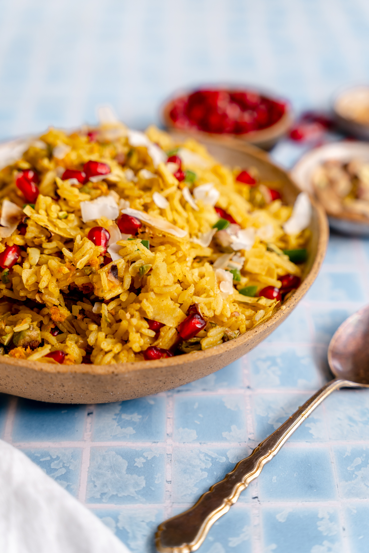 Pomegranate & Pistachio Rice Pilaf