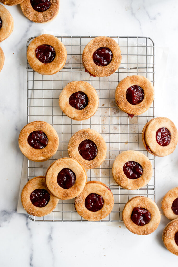 Vegan Jelly Donut Cookies