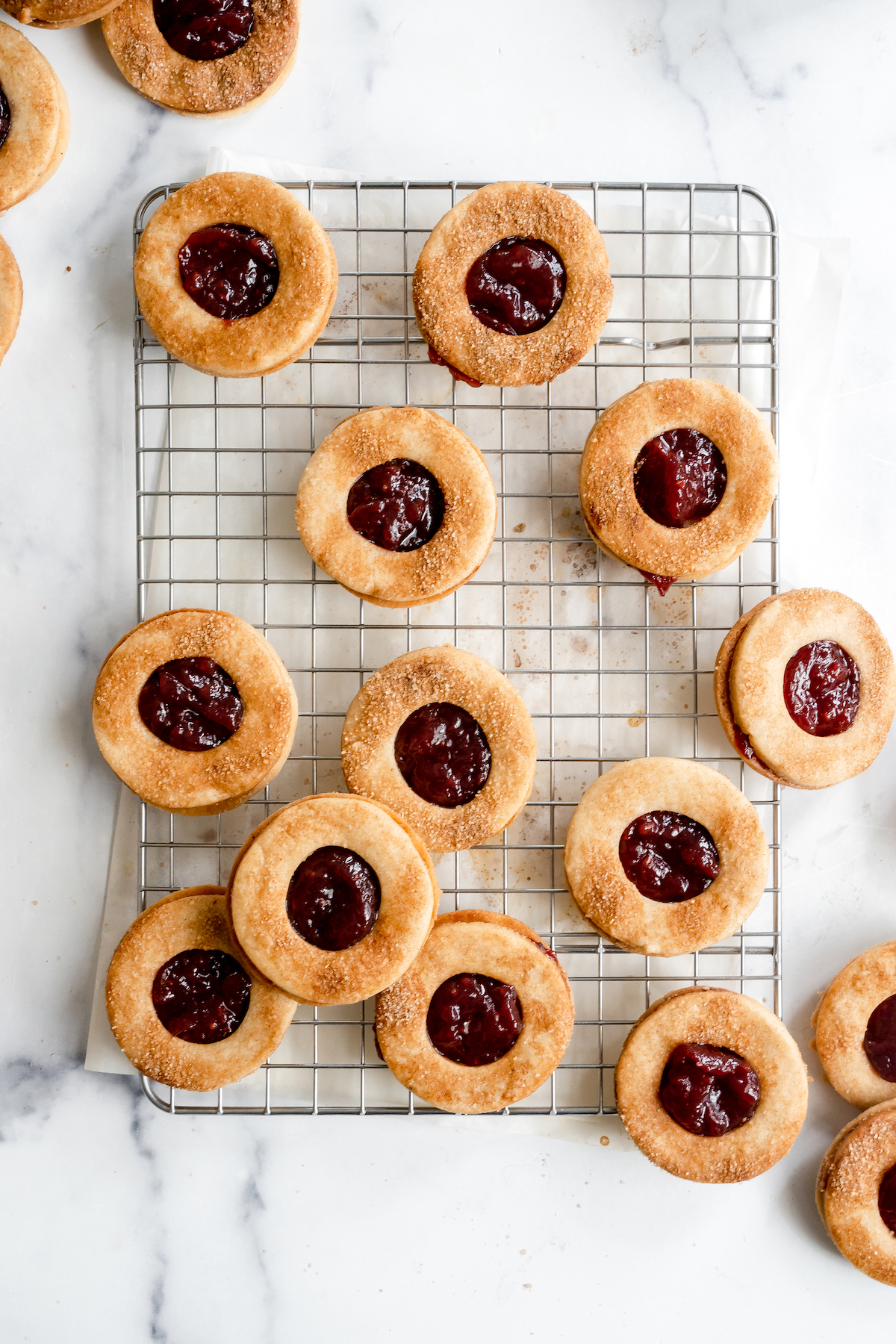 Vegan Jelly Donut Cookies